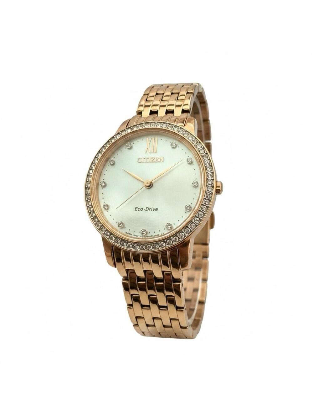 Citizen Silhouette Crystal EX1483-54E Mother of Pearl Dial Ladies Watch
